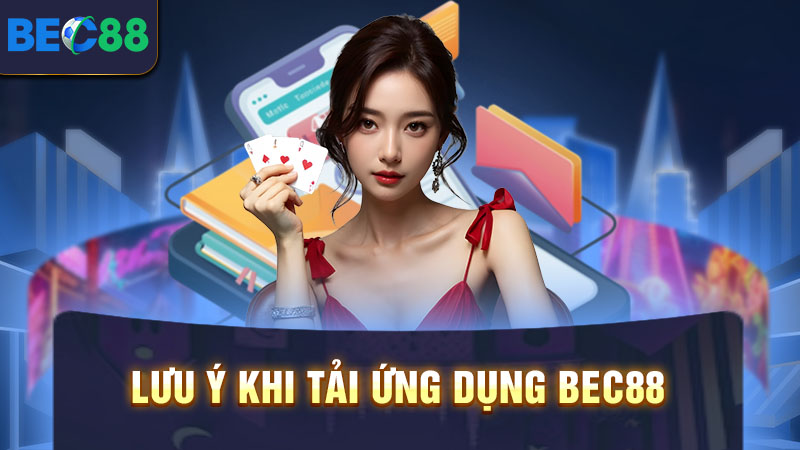 Lưu ý khi tải ứng dụng BEC88